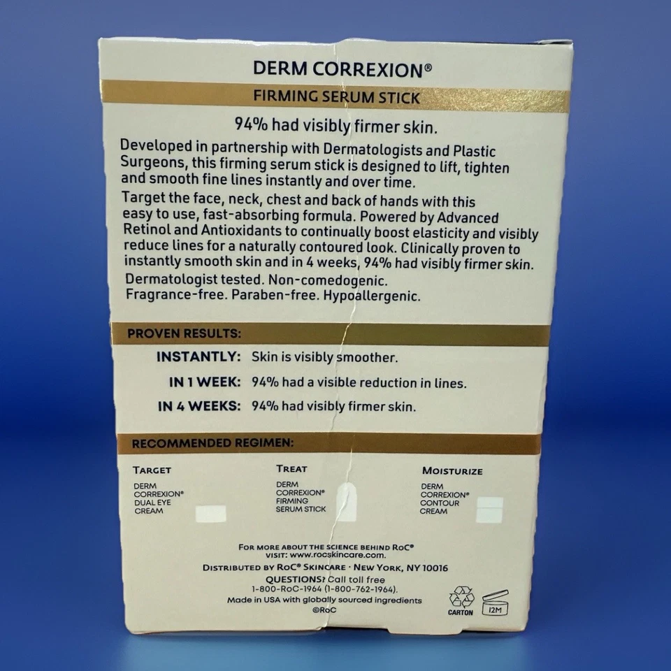 RoC Derm Correxion Retinol Face Stick, 1 fl oz /30ml New 3026 - Image 2 of 2