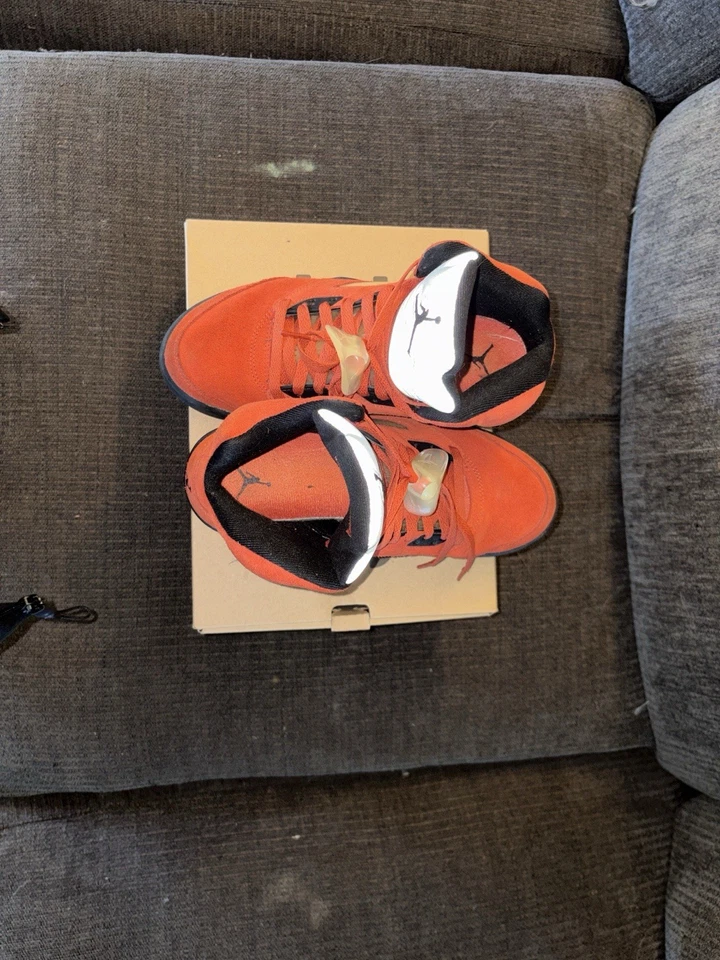 Zapatillas Air Jordan Naranja Quemado Gamuza Para Mujer Talla 9 Excelente Estado Foto 2 de 4