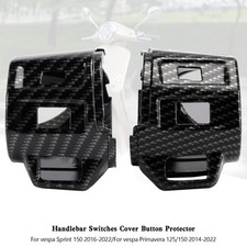 Handlebar Switches Cover Button For Sprint Primavera 125 150 2014-2022 Carbon UK