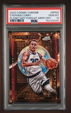 2023 Topps Cosmic Chrome Stephen Curry Planetary Pursuit-Mercury PSA 10