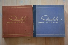 2 alte Schaubek Alben Album Europa teilweise mit Briefmarken unvollständig