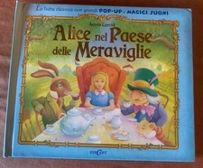 Alice nel paese delle meraviglie Libro animato pop-up Edicart Pop up vintage