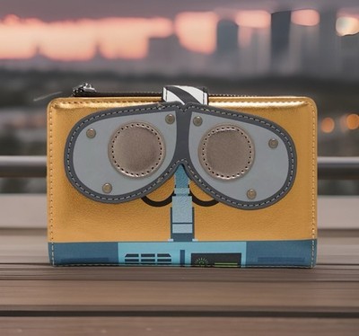 Loungefly Disney Pixar WALL-E Metallic Snap Wallet New Sealed Animation NWT