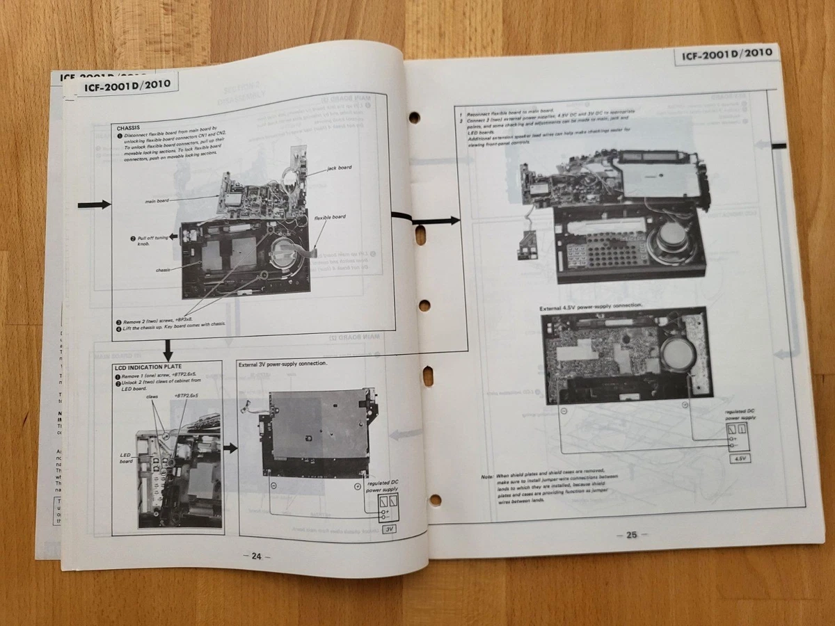 Sony ICF-2001D 2010 Service Manual Receiver Radio Weltempfänger