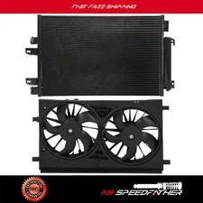 Electric For 10-12 Dodge Caliber Radiator Conderser Cooling Fan & AC Condenser