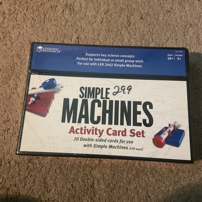 Learning Resources Simple Machines Activity Card Set New