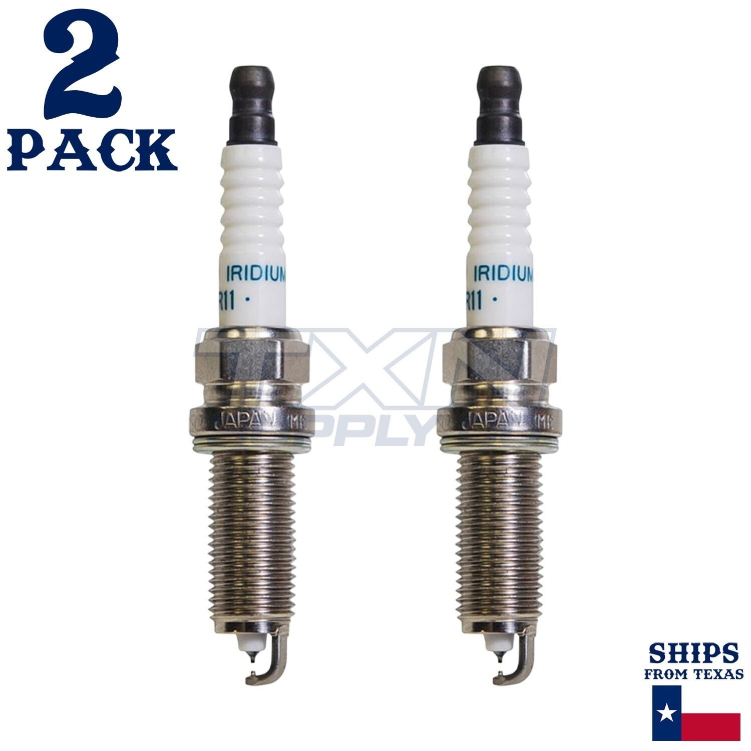 2 Pack Denso 3439 Iridium Long Life Spark PlugsÂ FXE20HR11