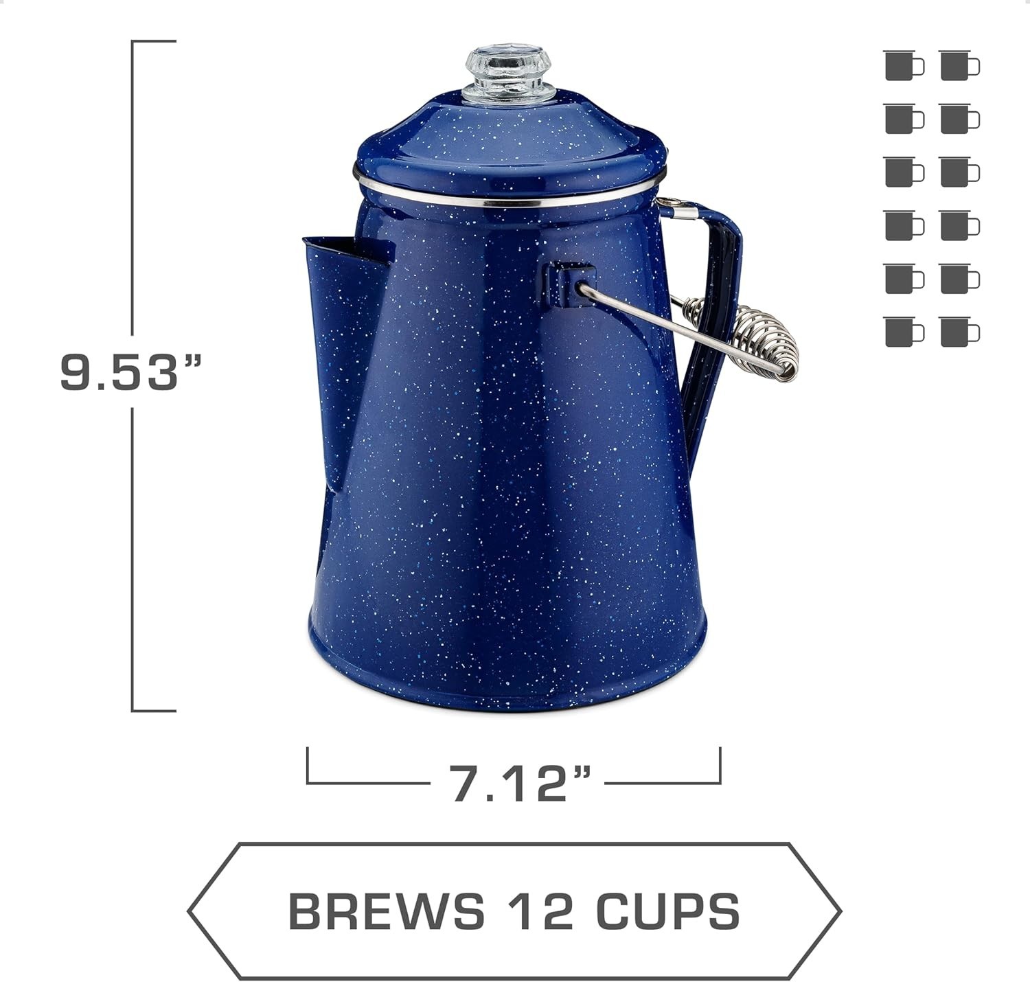 Classic Percolator Coffee Pot — The Most Nostalgic Camping Coffee Pot, Now Mo...
