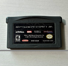 Activision Spider-Man 3 for Nintendo Game Boy Advance GBA 2007 E10+ NTSC-U/C