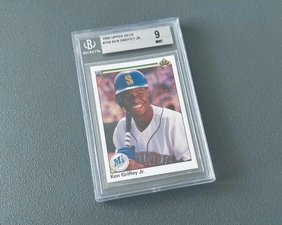 1990 MLB Upper Deck Baseball Ken Griffey Seattle Mariners Mint BGS Beckett 9 PSA