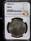1899-O Silver Morgan Dollar NGC MS63