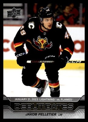 2023-24 Upper Deck #DD-1 Jakob Pelletier Debut Dates