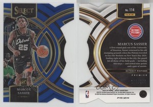 2023 Panini Select Premier Level Blue Prizm Die-Cut /249 Marcus Sasser Rookie RC