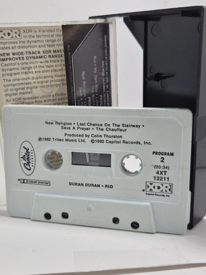 DURAN DURAN Rio Cassette Tape 1982 Tritec Music Foto 4 de 4