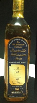 Bushmills Millennium Single Malt Distilled in 1975 Cask 144 / 71 Year 2000 NEW