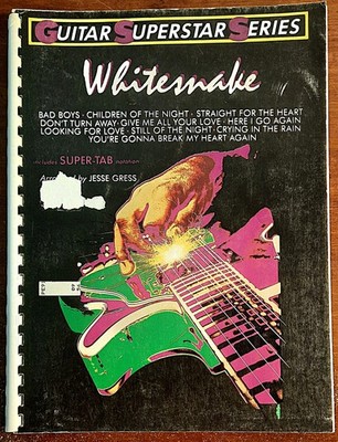 WHITESNAKE GUITAR SUPERSTAR SERIES GUITAR TABLATURE SONG BOOK VIVIAN CAMPBELL