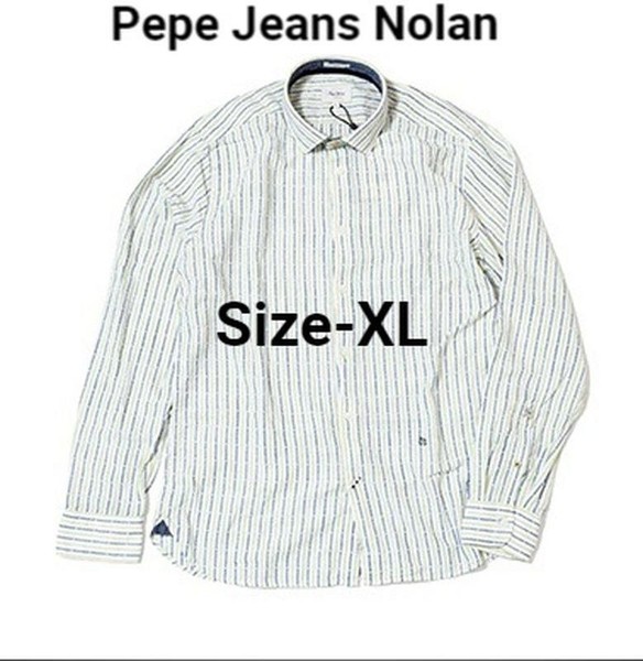 Men Pepe Jeans Shirt White Cotton 42 / XL / 50