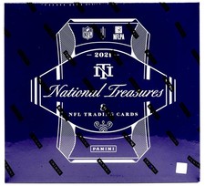 2021 Panini National Treasures Football Hobby Box English Factory Sealed
