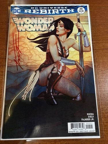 Wonder Woman #20 (NM-) Signed  by Jenny Frison 2017 DC Comics