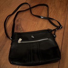 Ashwood   Leather Medium / small  Crossbody Bag In black 