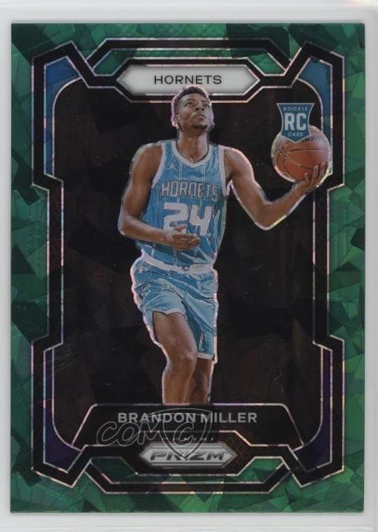 2023-24 Panini Prizm Green Ice Prizm Brandon Miller #152 0j99