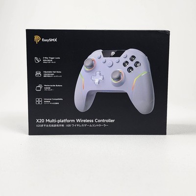 EasySMX X20 Wireless Gaming Controller RGB Hall Effect PC Switch Android White