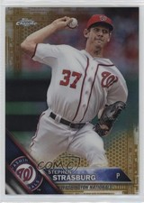 2016 Topps Chrome Gold Refractor /50 Stephen Strasburg #40 0yq9