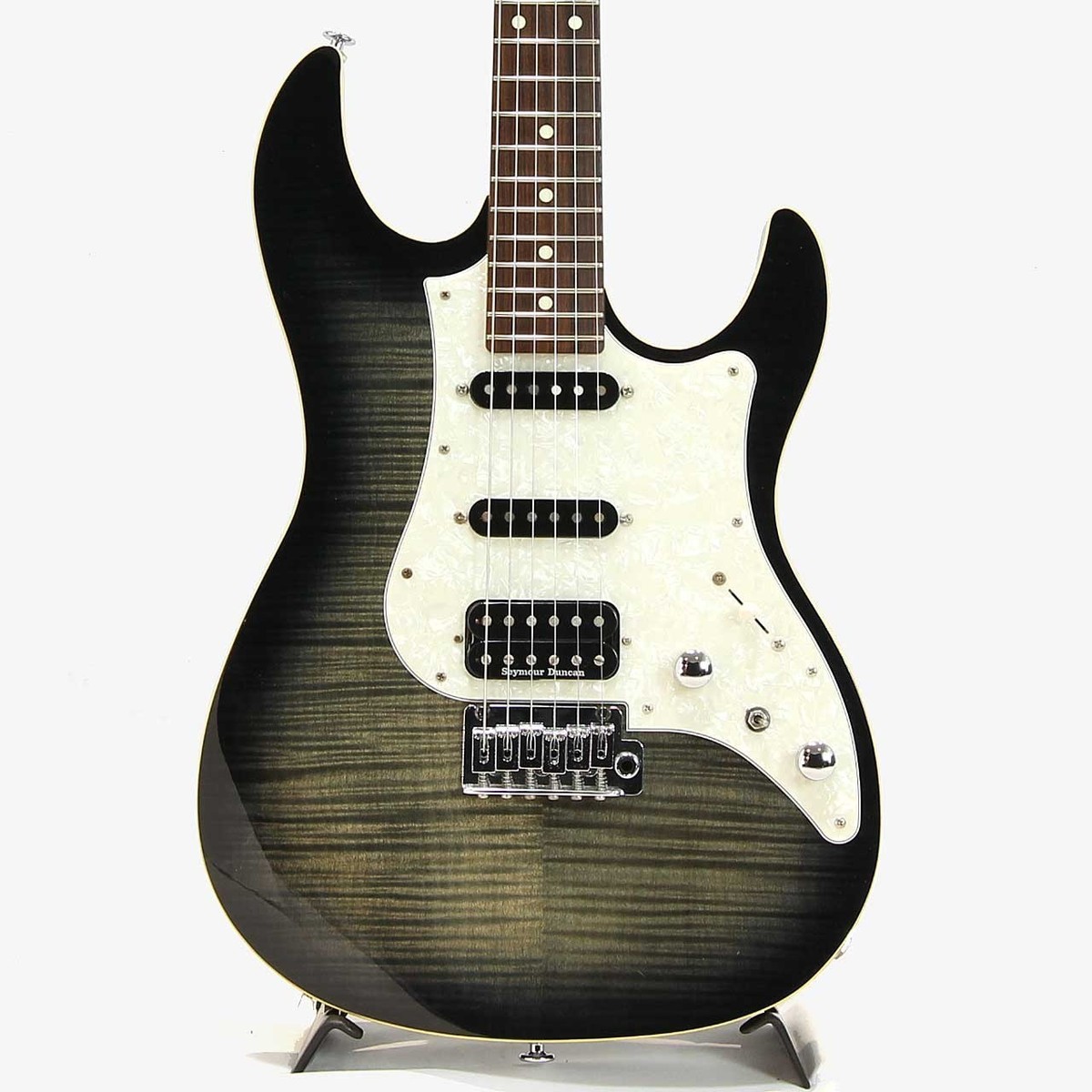 FUJIGEN JOS-FM-G 　フジゲン FgN JOS-FM-G TBS Used Maple+Basswood body Transparent Black