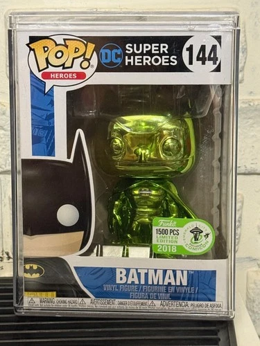 Funko Pop! DC Batman ECCC Spring Exclusive 1500 pcs Green Chrome ✅