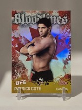 2010 Topps UFC Series 4 Bloodlines Patrick Cote #BL-2 RC Canada! MINT