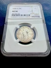 1930 S Standing Liberty Quarter NGC AU58 Beautiful Toned Silver Coin