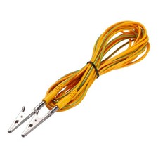 ESD Grounding Cable Cord with Alligator Clip 5m/197 Long Yellow Anti-Static G...