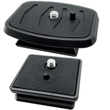 2 Pack 41mm 43mm Tripod Quick Release Plate QR Plate Camera Tripod Part