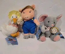 CVS Stuffins 1999 7" Peter Cottontail Fairy Tale Friends Lot Of 3 Plush Vintage
