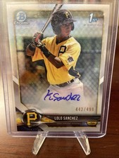 2018 Bowman Chrome - Prospect Autographs LoLo Sanchez #BCPA-LSA Refractor...