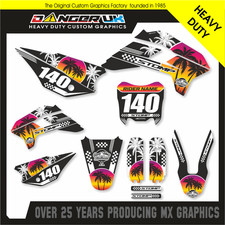 STOMP 140 160 Z3 MINI PIT BIKE GRAFICA DECALCOMANIE ADESIVI NOME PERSONALIZZATO NUMERO