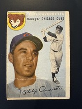 Phil Cavarretta 1954 Topps #55 TYV crease