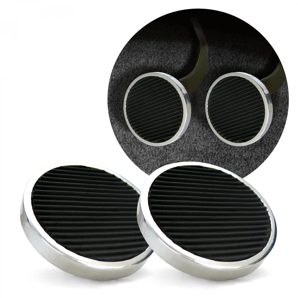 Juego de 2 pastillas de brazo de pedal de embrague de freno de acero inoxidable Hot Rod 32-59 Ford Custom Truck  Foto 3 de 4