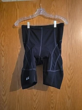 VGC Louis Garneau Airgel Men's 6.5” Spandex Cycling Bike Shorts Black Large L