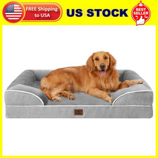 Orthopedic Dog Beds for Extra Large Dogs 44x32Inch, Waterproof Memory Foam XL Pe