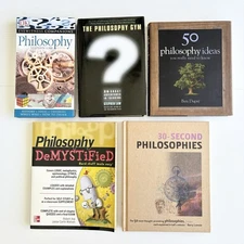 5x Philosophy Books The Philosophy Gym - 50 Philosophy Ideas