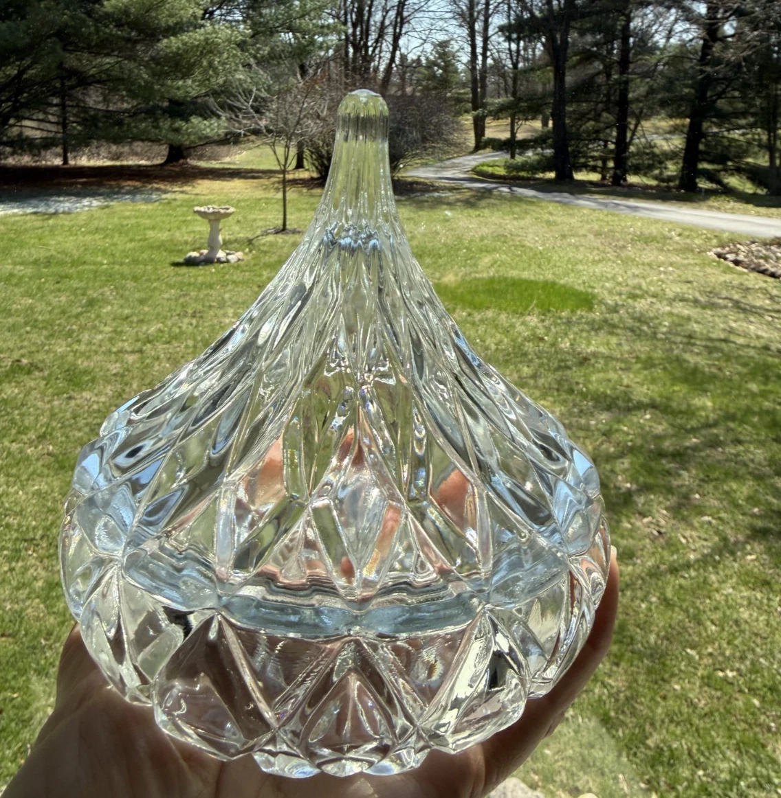 25+ Hershey KISS Candy Dish Indiana Crystal Contemporary Glass for