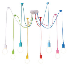 Industria Retro 4/6/8/10/12 Heads Chandelier Spider Pendant Ceiling Lights Lamp
