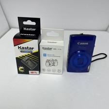 Canon PowerShot ELPH 190 IS Blue Digital Camera 20MP 10X Optical Zoom Wi-Fi