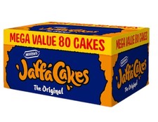 The Original Jaffa Cakes Mega Value Box | 1 Box | 4 Packs of 20 Cakes -80 Count 