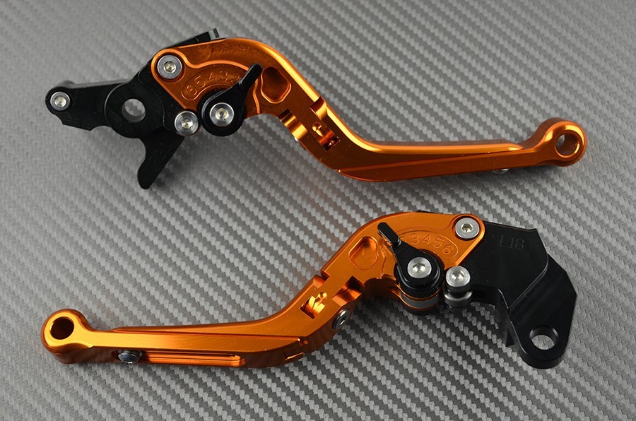 Levier flip-up CNC orange usiné pour Ducati 750 SSie 2000 et modèles après