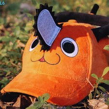 Chainsaw Man Anime Pochita Plush Baseball Cap Denji COS Exhibition Couple Hat