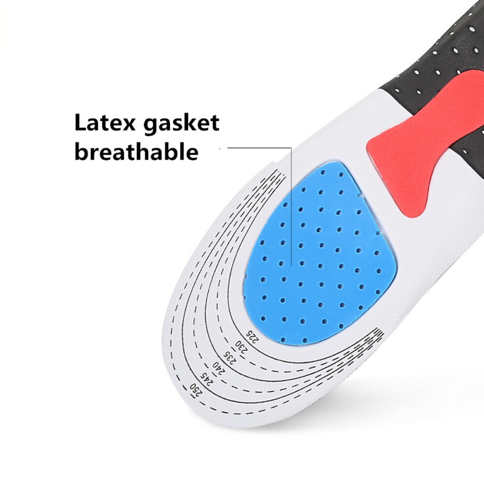 Sports Shoes Insole Men Women's Fashion Silica Gel Insoles Orthotic Pad ...