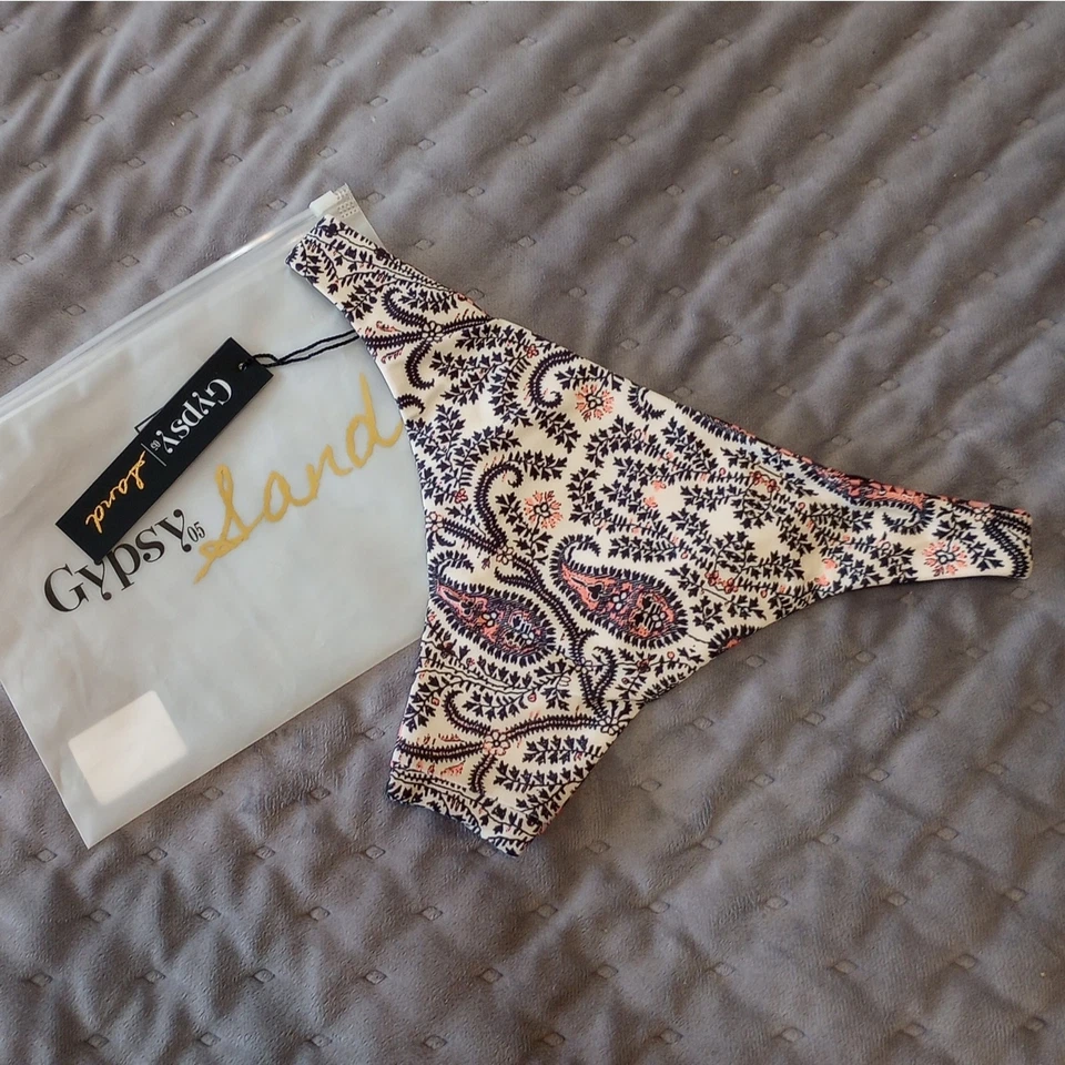 Parte inferior de bikini napolitana reversible Gypsy 05 Sand XS NUEVA EN CAJA/NUEVA CON ETIQUETAS Foto 3 de 4