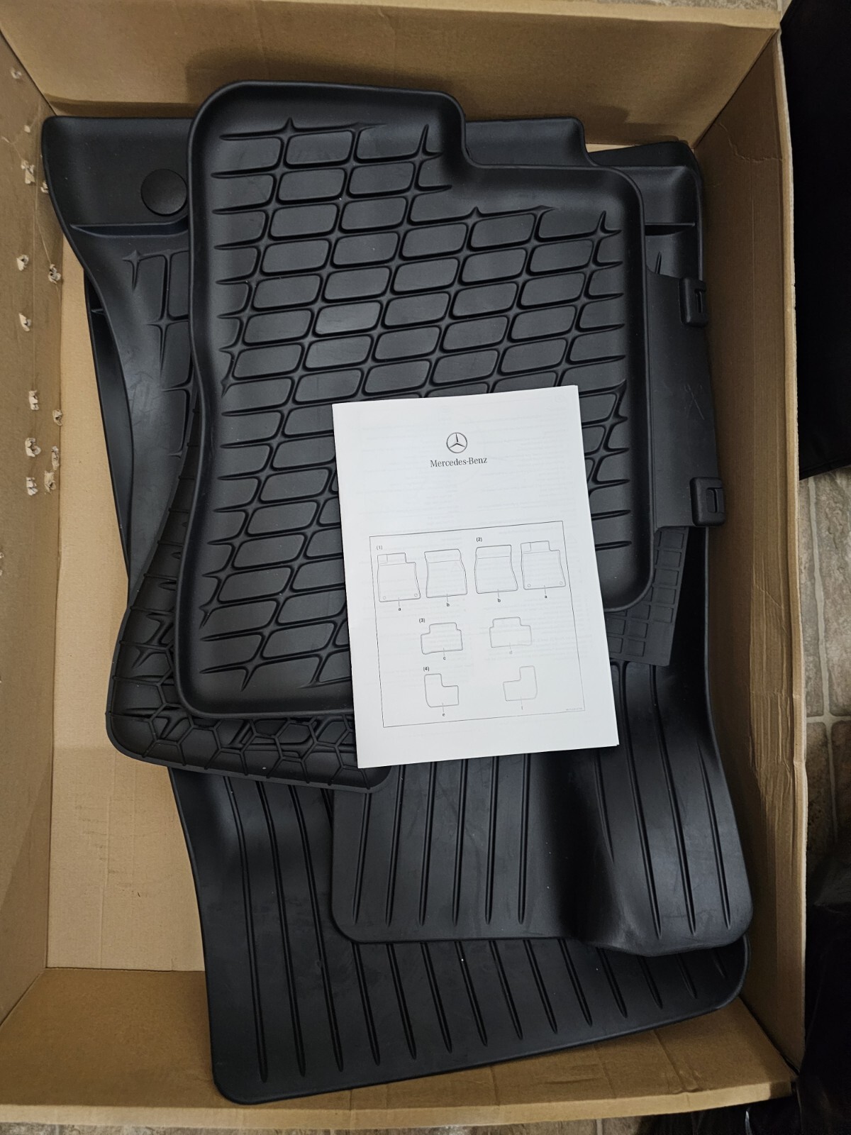 Mercedes 20232024 Oem C300 All Weather Floor Mats eBay